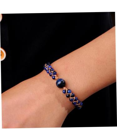 DOITOOL Anti Motion Sickness Bracelet | Blue Crystal Dainty Bracelet for Car Sickness | Portable Beaded Female Accessory - Buy Online on GoSupps.com