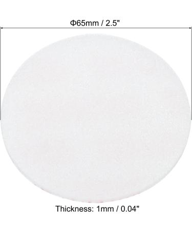 PATIKIL 65mm/2.5inch Foam Lid Liner 100Pcs PS Foam Resistant Tamper Pressure Sensitive Seal for Bottle Cap Liners Seals White Red - Buy Online on GoSupps.com