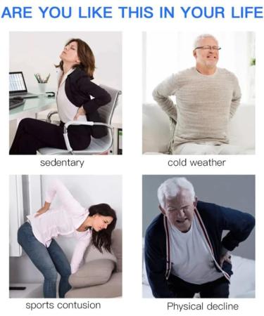 Rkxkj Electric Back Extension Device | Adjustable Air Pressure & Vibration for Pain Relief | Heating Function for Relaxation - Buy Online on GoSupps.com