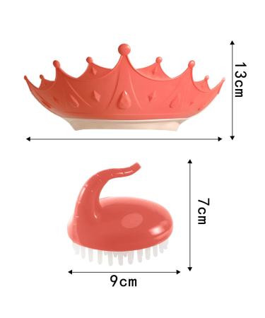 Adjustable Silicone Shower Hood for Kids - Hair Washing Protection & Eye Care | Shampoo Brush Included - Buy Online on GoSupps.com