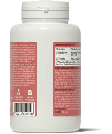 POM OL Light legs & blood circulation food supplement - VeinoPulse - 60 days | Red vine Blackcurrant Vitamins - Buy Online on GoSupps.com