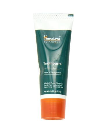 Himalaya Herbal Healthcare 21g Neem and Pomegranate Toothpaste 0.8 Ounce 0.74 Ounce