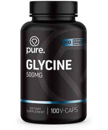 Pure Glycine 500mg 100 vegan caps aminozuren - Buy Online on GoSupps.com