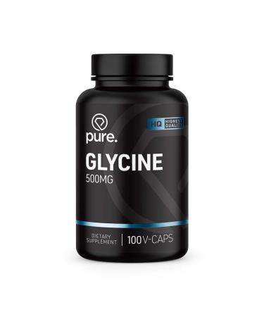 Pure Glycine 500mg 100 vegan caps aminozuren