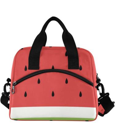 MALPLENA Watermelon Multifunctional Reusable Thermal Snack Cooler Bag - Perfect for Men & Women | Eco-Friendly & Stylish Insulated Tote - Buy Online on GoSupps.com