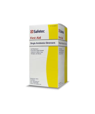 Safetec Antibiotic (Bacitracin) Ointment.9 g. Pouch 144 ct. Box (12 Boxes/case)