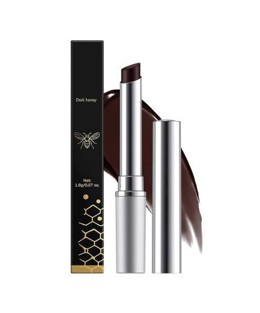 Hikaka Honey Noir lipstick honey-pink lipstick for women Honey Lip nourishing and moisturizing lip gloss for women (black one size)