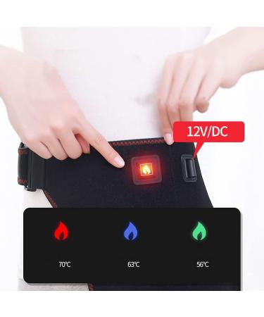 Keduoduo Heated Wrap | 5V Heating Compression Hip Belt for Muscle & Sciatica Pain Relief - Large Support Area - Buy Online on GoSupps.com