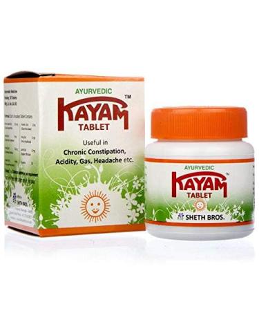 KAYAM Tablet Ayurvedic for Chronic Constipation Pack of 3 (30 Capsules Each)