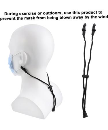 Plafope 3-Piece Adjustable Mask Strap Holders - Certified Rubber Band Mask Extensions for Comfort & Practical Use - Buy Online on GoSupps.com