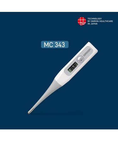 Omron MC-343 Digital Flex Thermometer - Fast 10 Second Readings - Buy Online on GoSupps.com