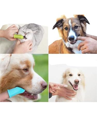 Luntskt 14-Piece Dog Toothbrush Set | Triple & Double-Headed Brushes | Finger Toothbrushes for Optimal Pet Dental Care - Buy Online on GoSupps.com