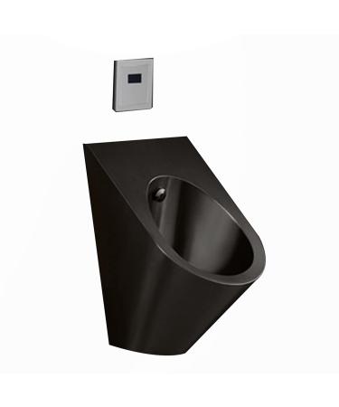 Inodoros modernos para ba os de Acero inoxidable para el hogar inodoros verticales con Sensor inteligente montados en la pared inodoros p blicos comerciales de drenaje peque o y f ciles de Black