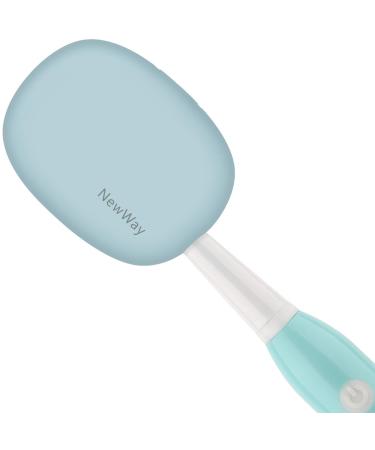 NewWay Mini Toothbrush Cover Rechargeable Travel Toothbrush Case with Holder for Houshold and Traving or Business Trip Blue
