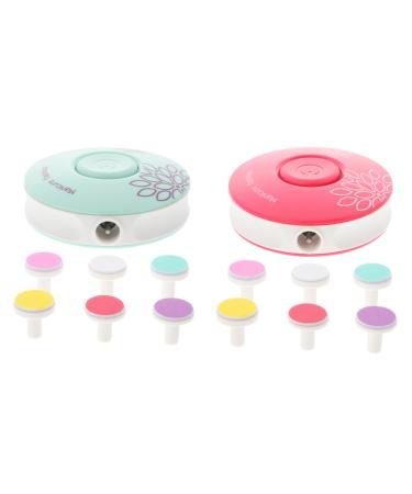 UPKOCH 2sets Electric Grinding Nail Pedicure Kit Nail Trimmer Nail Polishing Accessory Safe Polishing Kit for Safe Nail Trimming Tool Nail Polishing Kit