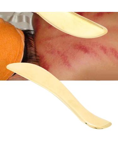Verdant Touch Brass Gua Sha Tool - 6 Massage Scraping Board for Muscle Pain Relief & Breastfeeding - Buy Online on GoSupps.com