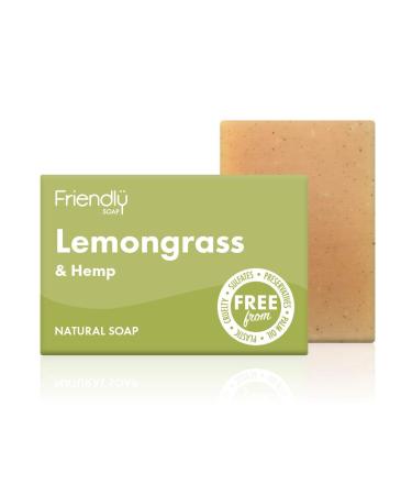 Friendly Soap Natural Handmade Lemongrass & Hemp Soap by Friendly Soap