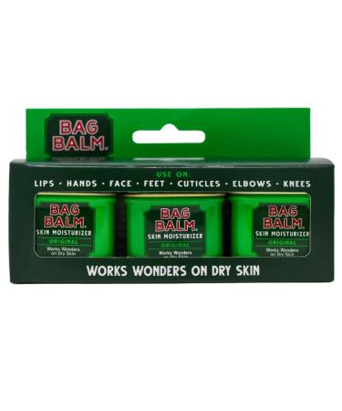 Bag Balm Skin Moisturizer Mini Tin Gift Box (Set of 3)