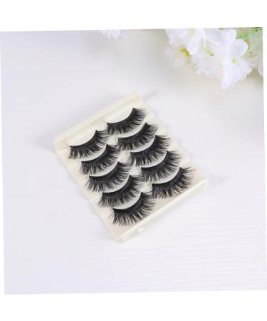 FRCOLOR 5 Pairs False Eyelashes Adhesive Lashes Strips False Eyelashes Thick Volume Long Dramatic Eyelashes Long Eyelashes 5d Faux Natural Eyelashes Natural False Lashes Artificial - Buy Online on GoSupps.com