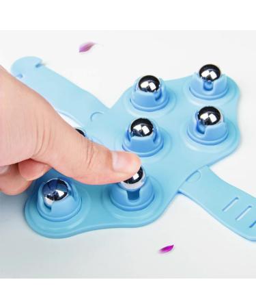 Portable Massage Glove with Roller Balls - 7x 360-Degree Body Relaxation Device for Muscle Relief - Buy Online on GoSupps.com
