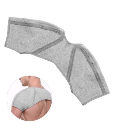 Double Shoulder Brace M - Shoulder Support Brace Pain Relief Compression Shoulder Warm Wrap Protector Double Shoulder Support Double Shoulder Brace Grey Medium - Buy Online on GoSupps.com