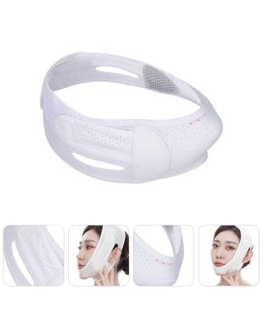 Beaupretty Anti-Aging Chin Strap for Facial Shaping - Women's Face Lifting White Fabric Belt - Buy Online on GoSupps.com