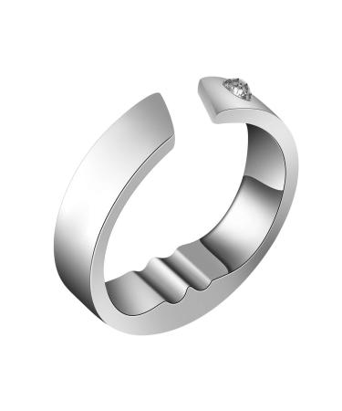 Anti Snoring Ring 5 Sizes Anti Snoring Ring Stopper Sleeping Breath Aid Acupressure Treatment Device(Extra Small)