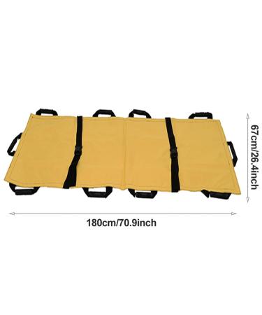 Portable Soft Carrier Stretcher with 10 Handles - Foldable Oxford Fabric for Emergency Rescue & Patient Transport | Ideal for Hospitals Clinics Home & Sports - Buy Online on GoSupps.com