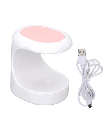 Mini-Led nail lamp 16 W mini-UV-LED nail lamp portable quick drying for individual fingernails pink for women girls at home nail art salon DIY manicure