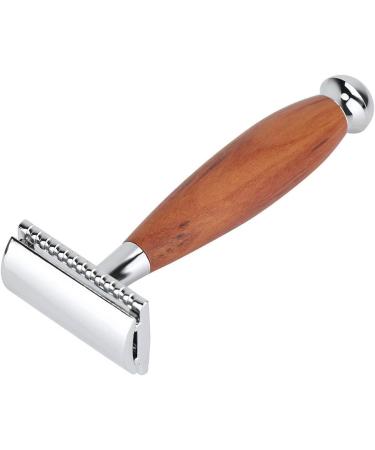 Dekaim Wooden Handle Razor | Classic Men's Double Blade Safety Razor | Premium Manual Shaving Experience - Buy Online on GoSupps.com