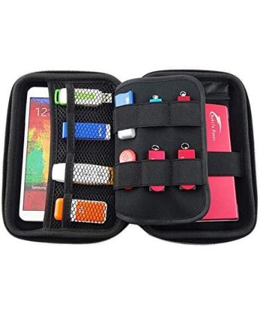Kimwing Diabetic Supplies Case Organizer - Hard Shell Carrying Pack for Glucose Meter, Insulin Pens, Test Strips, Needles, Lancets, Medication - Red - Buy Online on GoSupps.com
