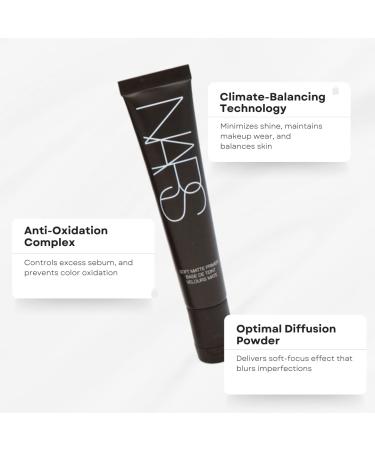 NARS Soft Matte Makeup Primer 1 oz - Long-Lasting, Pore Minimizing Formula - Buy Online on GoSupps.com