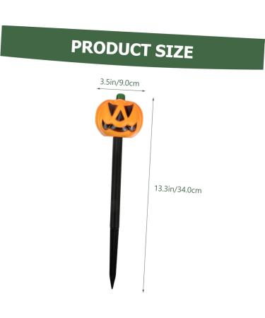 5pcs Ghost Light Accessories Outdoor Plug Halloween Outdoor Decorations Halloween Decor Solar Landscape Light Outdoor Decors Metal Garden Stakes Lights Festival Yard Stakes 3D LED (Colo Black Whitex4pcs 38x8cm - Buy Online on GoSupps.com