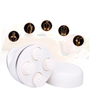 Beavorty USB Charging Head Massager - 2 STK Electric Scalp Massage Device for Relaxation & Skin Care - White Kneading Brush - Buy Online on GoSupps.com