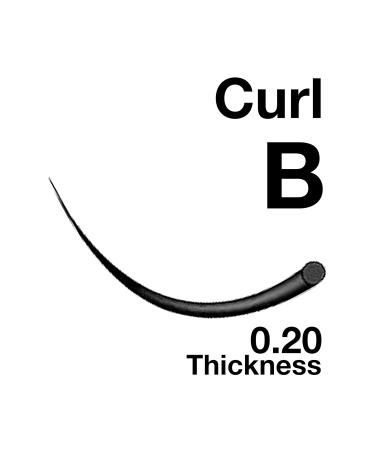 EMILYSTORES Eyelash Extensions - 0.20mm B Curl 15mm Silk Mink Fake Lashes | High-Quality One Tray For Stunning Volume - Buy Online on GoSupps.com