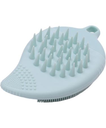 Facial Scrubber | Double Side Soft Silicone Facial Cleansing Brush | Manual Hair Scrub for Women and Men Skin Care Face Brushes for Sensitive Dry Skin Gray Green - Buy Online on GoSupps.com