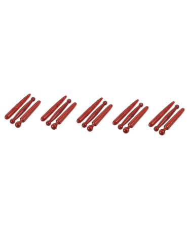 Minkissy 15 piece of acupressure stick Face massage pencil wood massage bar walker wood massage tool massage acupressure rod massage wood tools body surface foot full body palate thailand