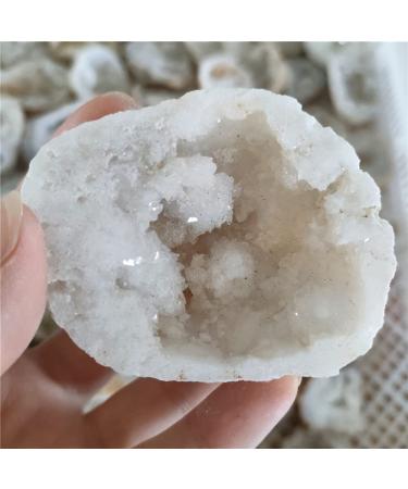 Home Natural Agate geode Crystal Specimen Crystals geode 1pcs 45-55mm (Size : 10pcs)