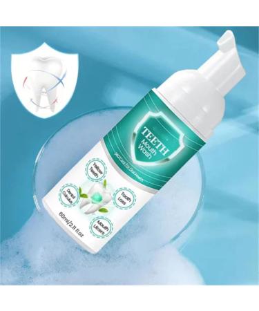 60ml AQA New Teeth Mouthwash | 360 Gum Care Whitens Teeth & Eliminates Bad Breath - 2PCS - Buy Online on GoSupps.com