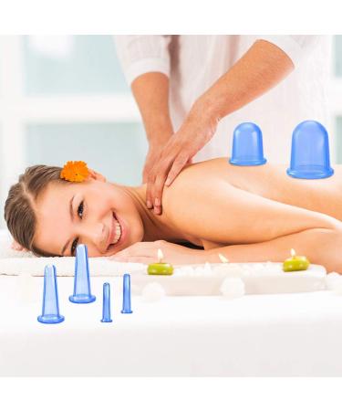 Silicone Cupping Set - 7 PCs Anti-Aging Massage Device for Body & Face | Cupping Glasses & Facial Cleaning Brush Included - Buy Online on GoSupps.com
