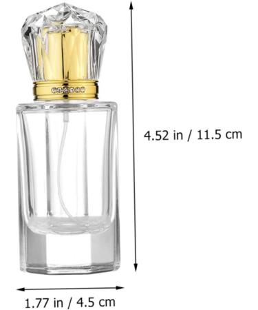 Healeved 1pc Perfume Bottle Scent Spray Bottle Travel Cosmetic Containers Empty Fragrance Bottle Cosmetic Travel Containers Mini Spray Bottle Travel Skincare Containers Portable Glass - Buy Online on GoSupps.com