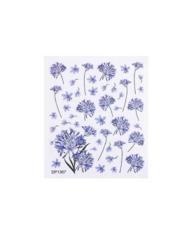DIY Manicure Slider Summer Polish Colorful Design 3D Nail Sticker Dandelion(DP-1367)
