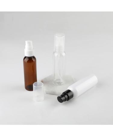 ZEOABSY 6 Pieces 60 ml Transparent Lotion Bottles with White Pump 60ml Empty PET Plastic Lotion Pump Bottle Cosmetic Gel Travel Container for Cosmetic Make up Cleaning + 1 x Funnel Transparent 60ml - Buy Online on GoSupps.com