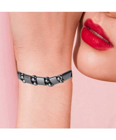 Magnetic Bracelet for Weight Loss | Pearl Hematite Therapy Bracelets for Men & Women - Boost Health & Wellness - Buy Online on GoSupps.com
