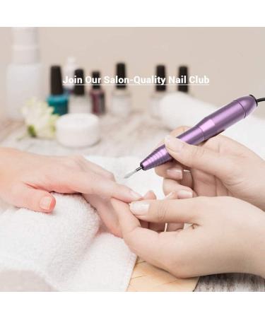 Oladfiop Electric Nail File Kit Protable Nail Drill Electric Manicure Tools for Home Use DIY Nail Art Nail Salon Silver - Buy Online on GoSupps.com