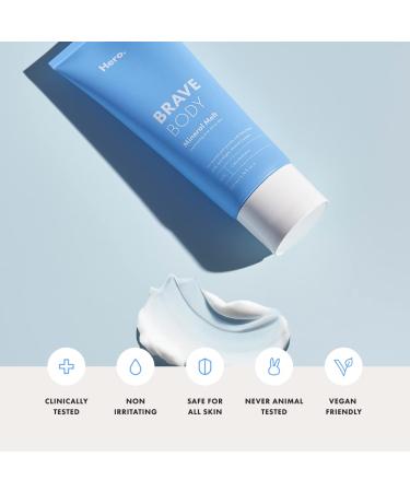 HERO COSMETICS Brave Body Hydrating Mineral Melt - Renew & Smooth Acne-Prone Skin - Shea Butter + Almond Oil - 6.76 Fl. Oz - Buy Online on GoSupps.com