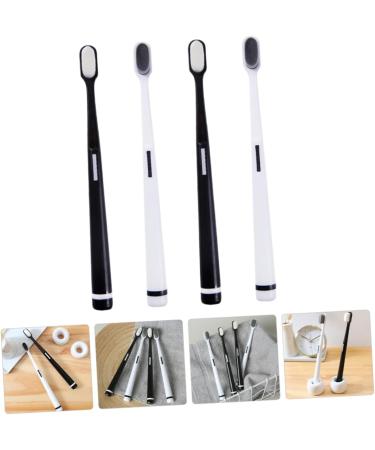 Mobestech 8pcs Wangan Hair Toothbrush Cleaning Brush - Soft Fur Oral Care Tool for New Mothers | International Shipping - Buy Online on GoSupps.com