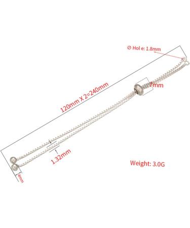 VILLCASE 8 Pcs Ladies Bracelets Beaded Bracelets Silicone Bracelet Goldendoodle Accessories Bead Chain Slider Chain Bracelet Bead Bracelets for Women Friendship Bracelet Ball Adjustable - Buy Online on GoSupps.com