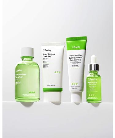 JUMISO Super Soothing CICA & Aloe Essence Toner - Hydrating Korean Facial Toner for Calming & Moisturizing | Vegan EWG Green 4.23 fl. oz / 125ml - Buy Online on GoSupps.com