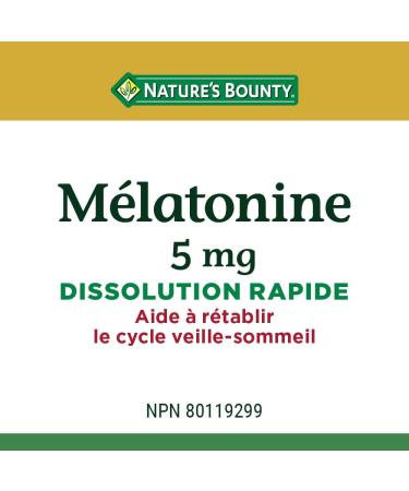 Nature's Bounty Melatonin 5 Mg Helps Reset Body's Sleep-wake Cycle Value Sized 200 Tablets - Buy Online on GoSupps.com